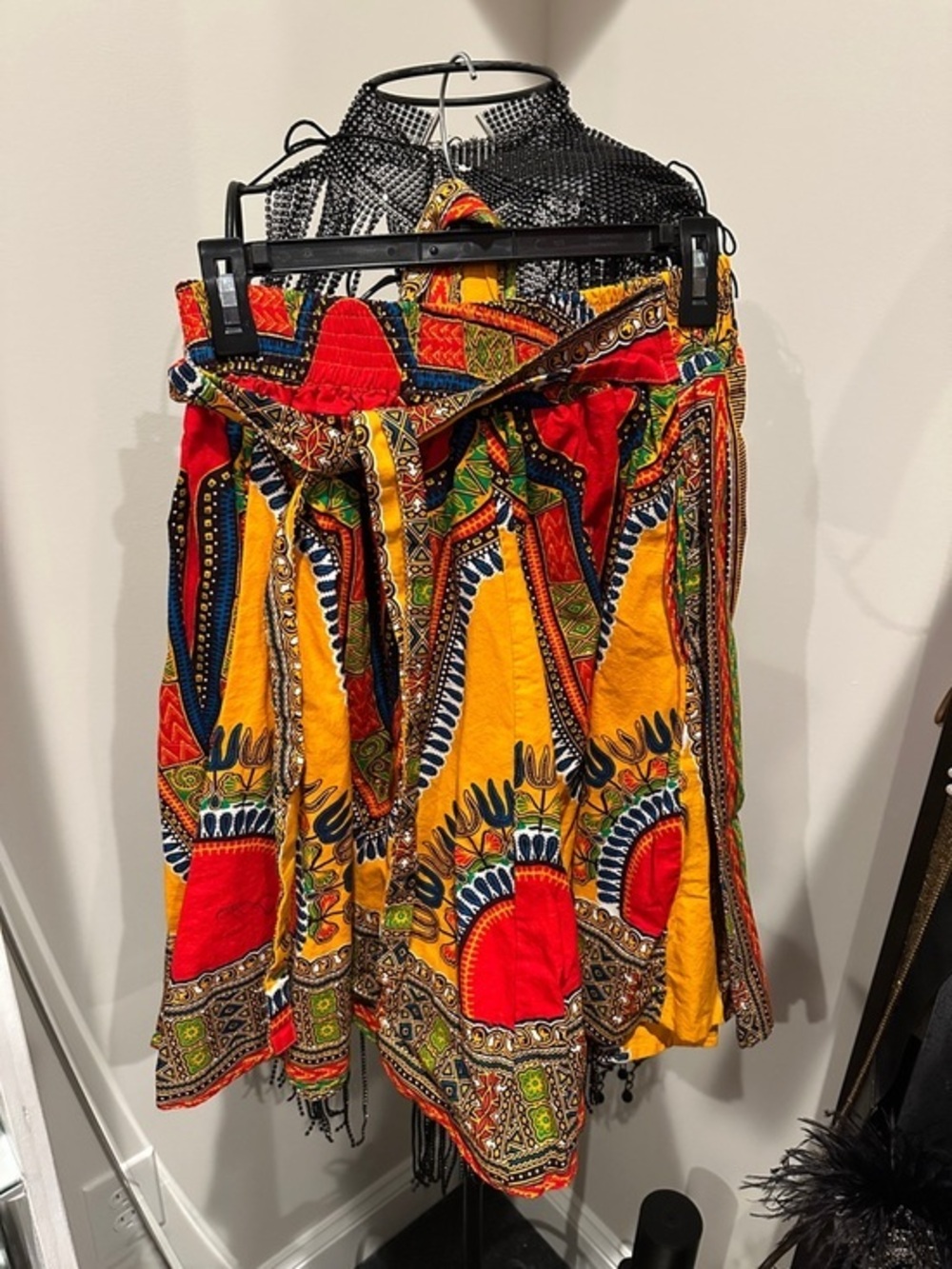 2 pcs look at me, African maxi skirt African midi skirt, Afrocentric BoHo skirt